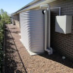 slimline Windspray residential Aquaplate rainwater tank