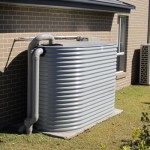 slimline Windspray residential Aquaplate rainwater tank